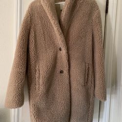 Wilfred Free The Teddy Faux Sherpa Coat Size XXS