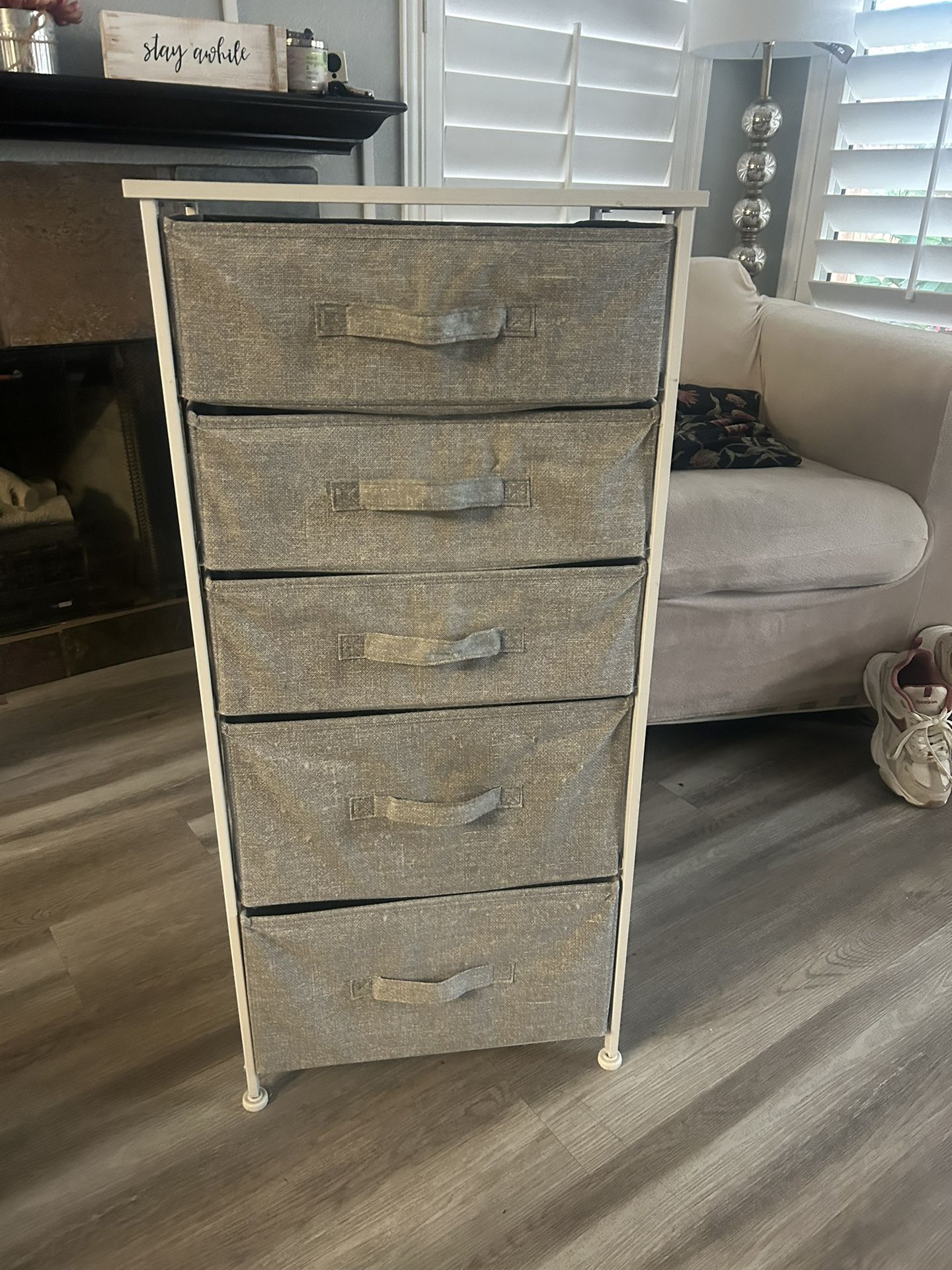 Dresser With Fabric Drawers Small