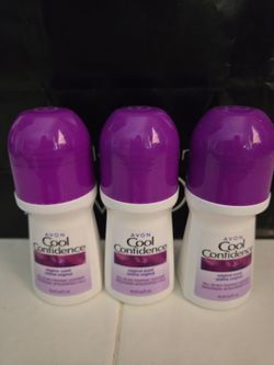 Avon Cool Confidence Roll-On Deodorant Bundle