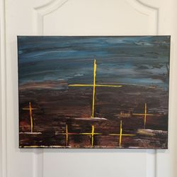 Acrylic painting by Frederick Agnew.