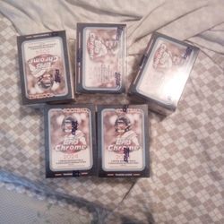 Tops Football Chrome 5 Boxs For 60