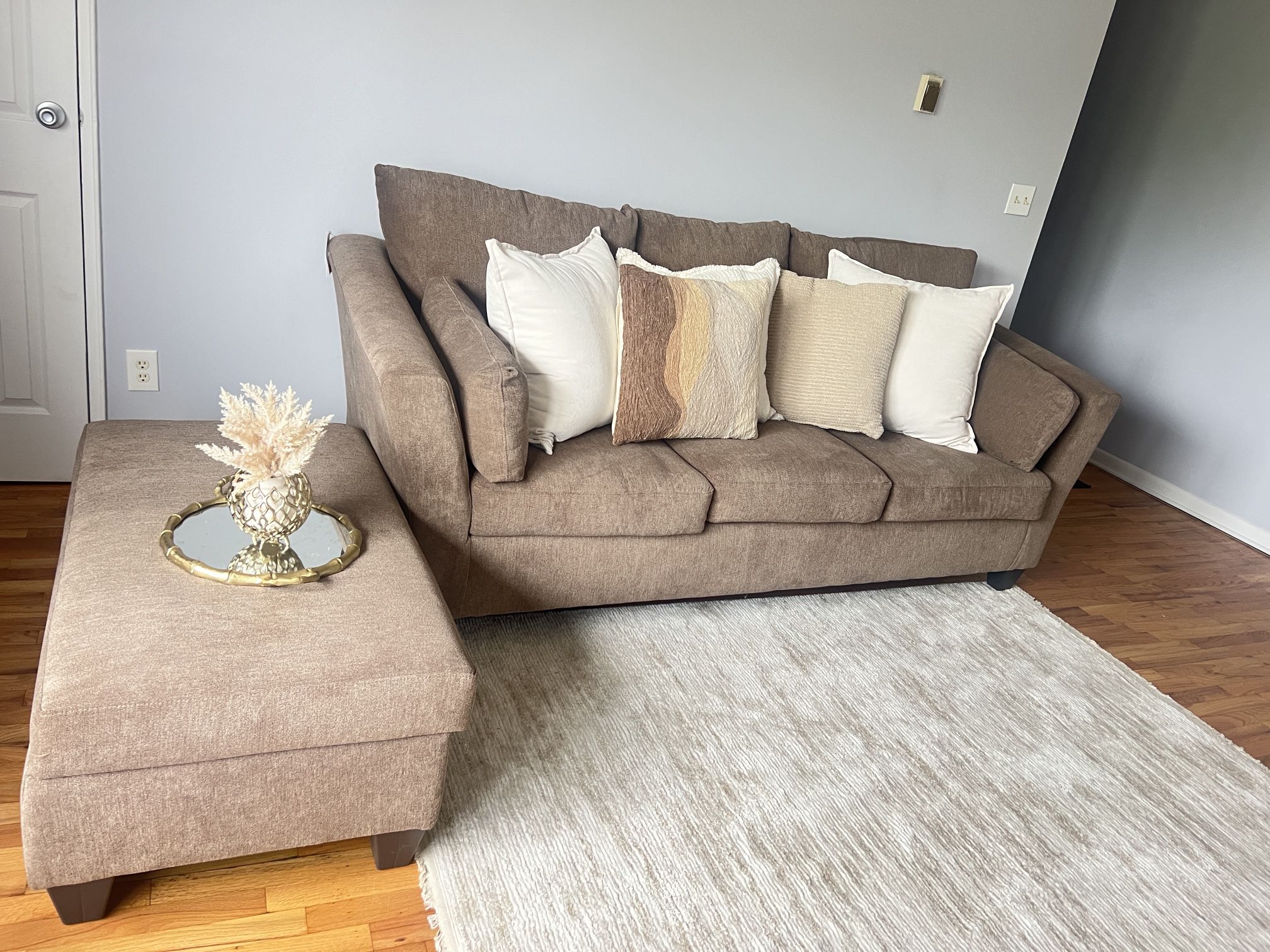 Beautiful 3months Old Couch And Ottoman for Sale$400