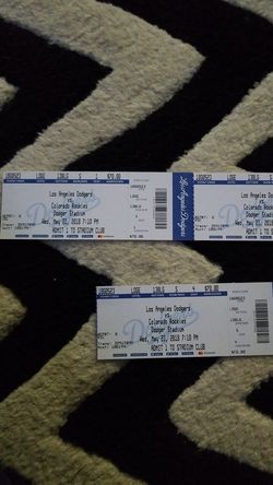 LA Dodgers tickets