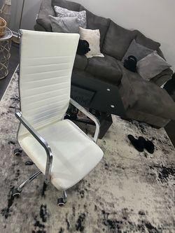 White computer chair