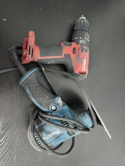 Hilti 12v SF 2H-A12 & Makita Corded Disc sander