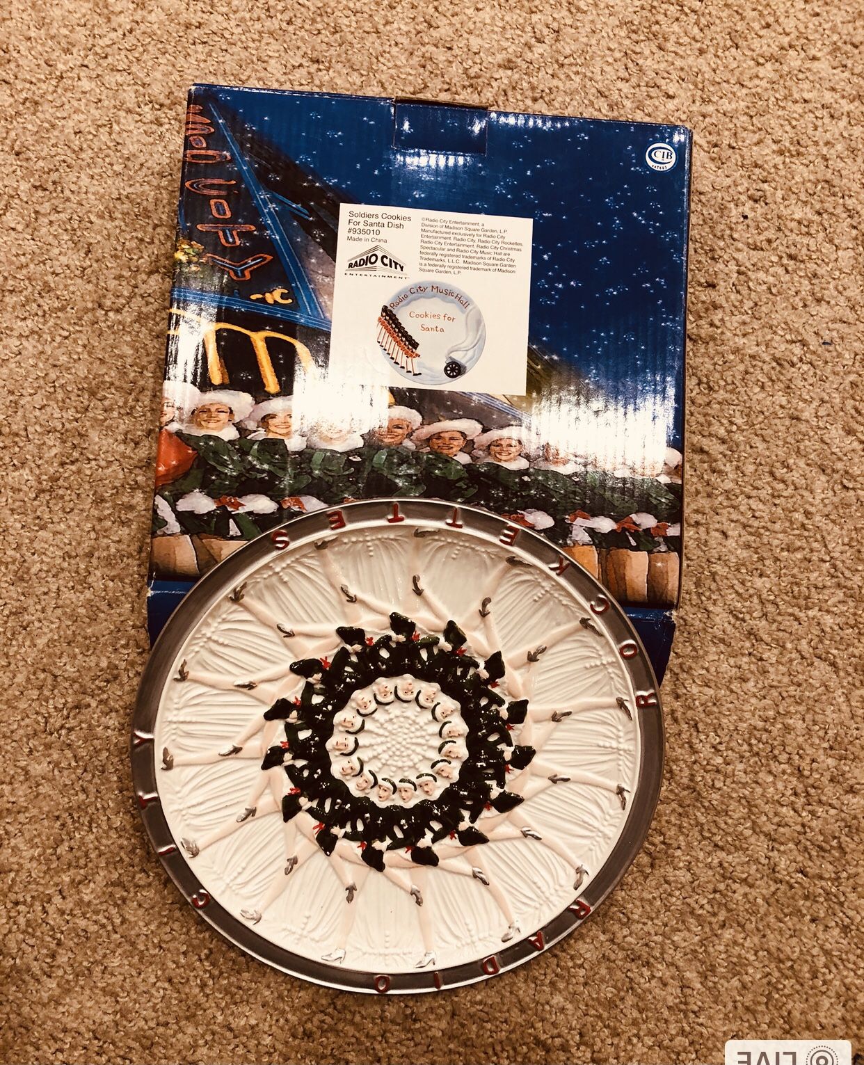 Christmas decorative plate