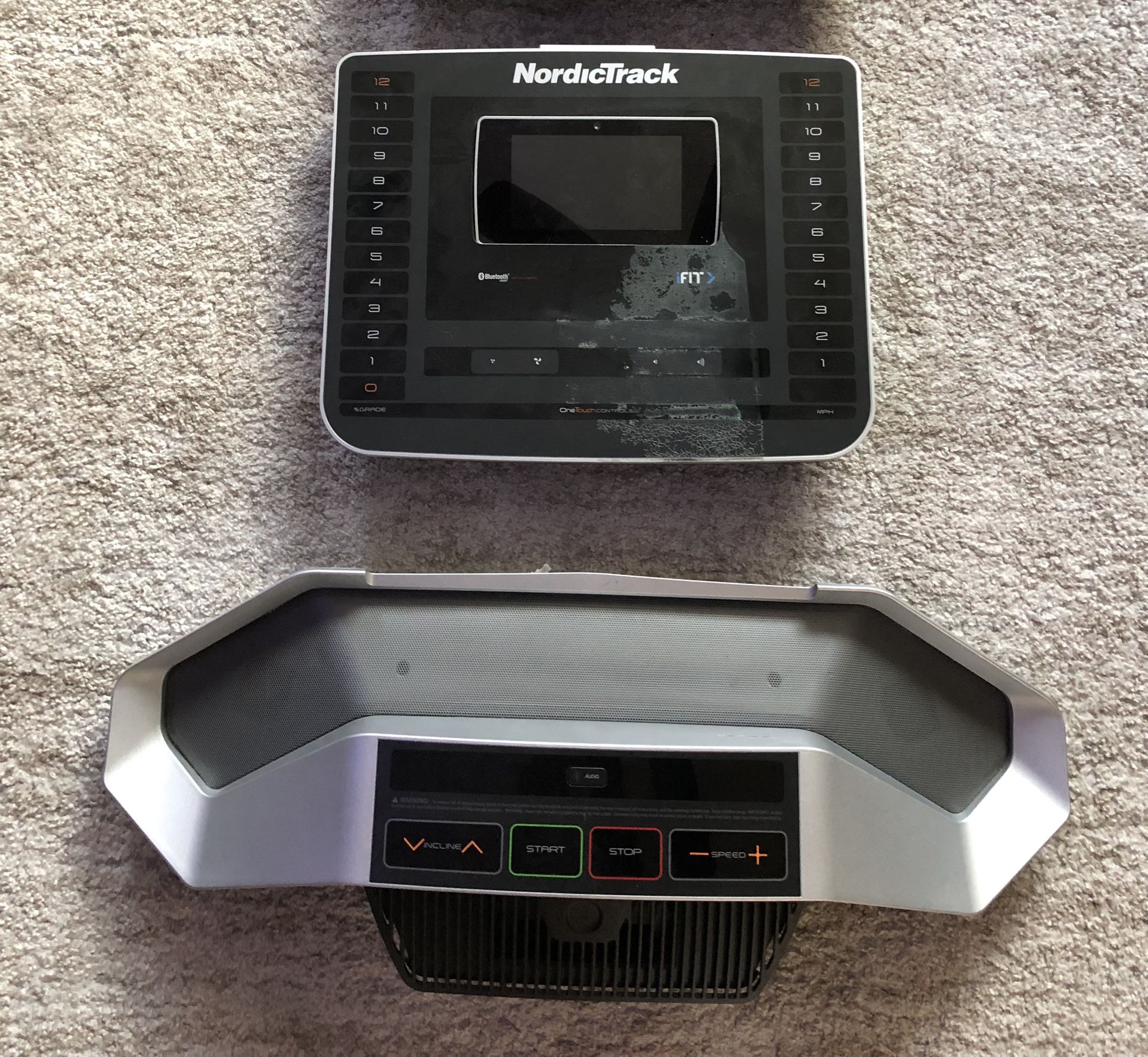 NordicTrack Treadmill Exp 7i Console And Touch Controls