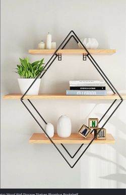 3 - Tier Diamond Floating  Decorative Shelf