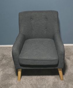 Gray Upholstered Chair