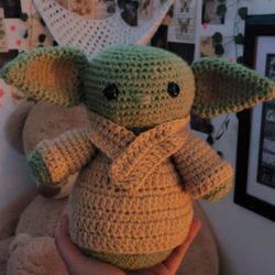 Crochet Baby Yoda Plush