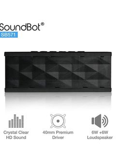 Soundbot SB571 Bluetooth Speaker for 12 hrs Music Streaming & Hands-Free Calling