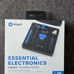 iFixit Essential Electronics Toolkit - 16 Precision Bits & Opening Tools - New