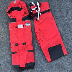 Red 2 Piece All-weather Suit