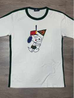 Vintage  1979 Sperry Snoopy  baseball t-shirt