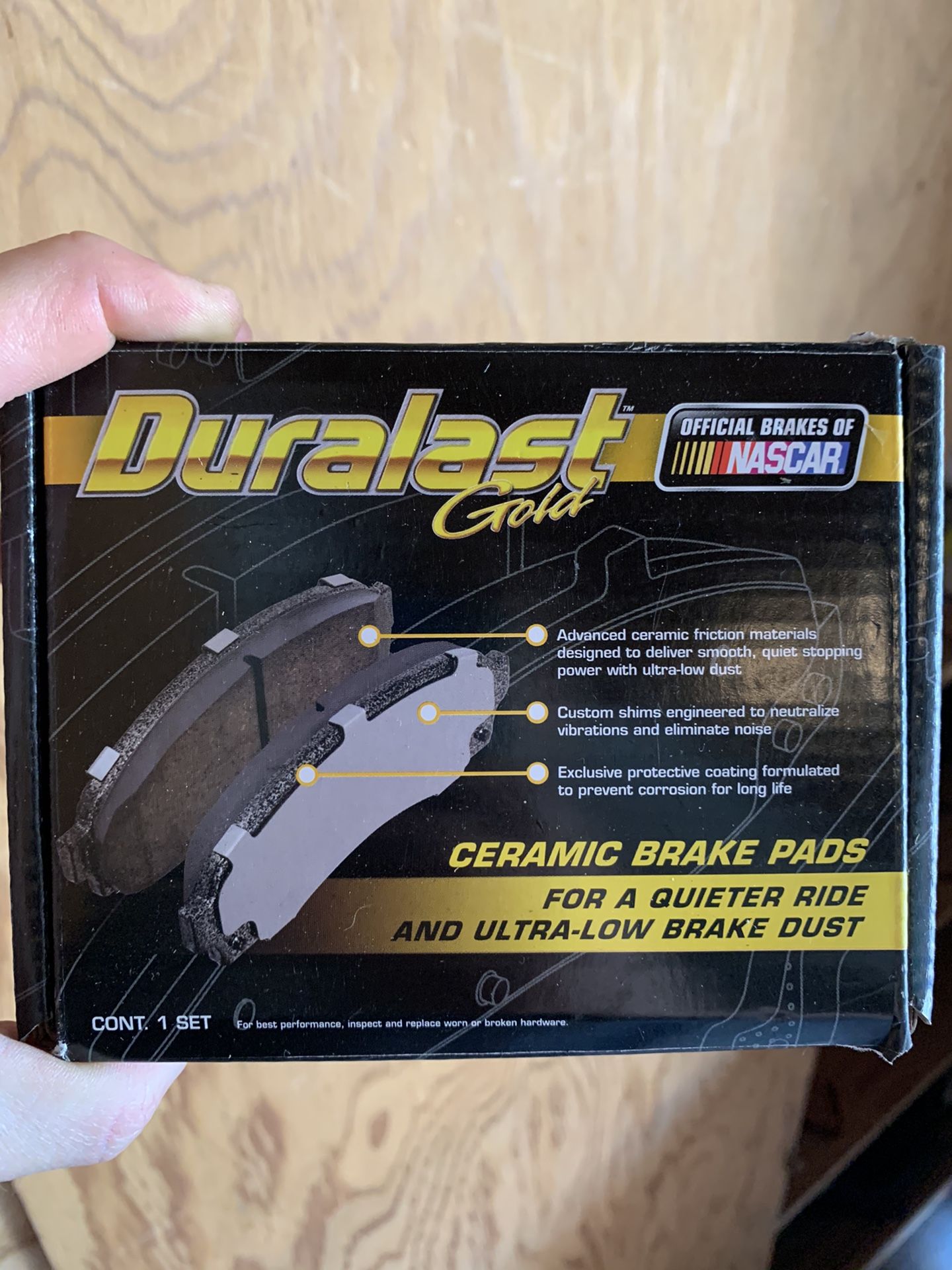 Brake pads for infinity rear