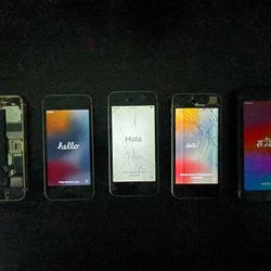 5 phones IPHONE SE , IPHONE SE2 Multiple selling As A Group (Apple Product 