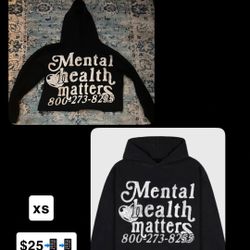 Mental Health Crop Hoodie
