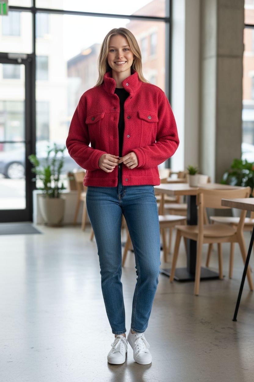 New Rebecca Beeson Junior Ladies Sherpa Jacket