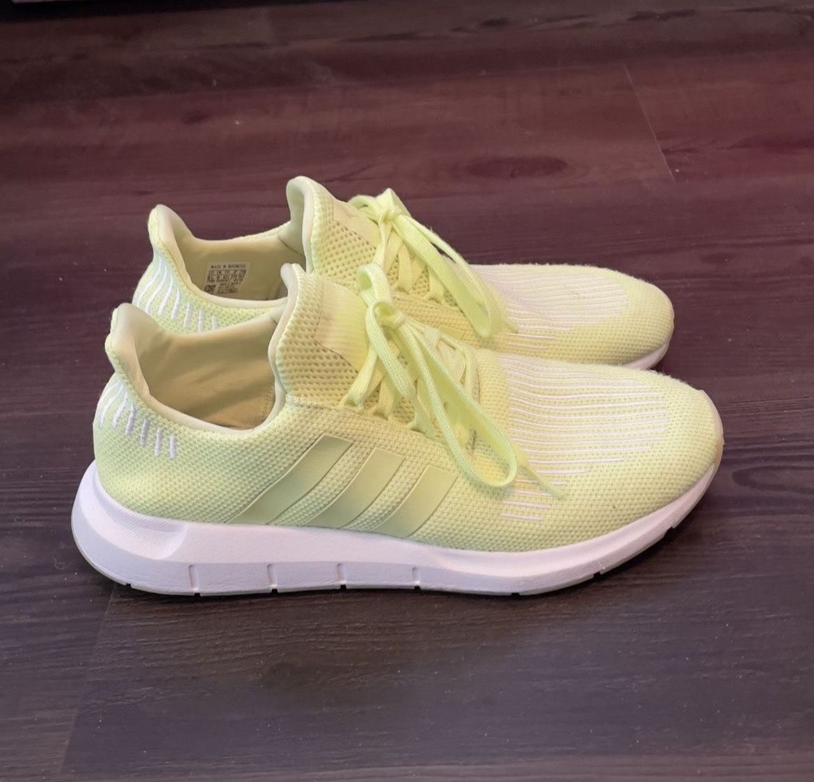 adidas Swift Run 1.0 - Neon Yellow (Men's 9.5)