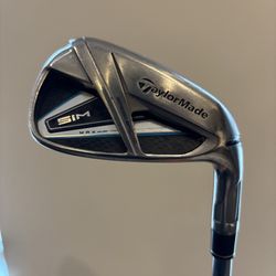 Taylormade Sim Max 8 Iron Stiff Steel Right Handed Golf Club