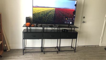 Black TV Stand