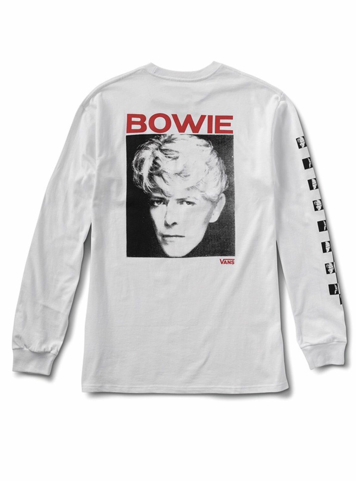 Vans X David Bowie Long Sleeve T-Shirt Size-L