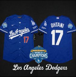 Shohei Ohtani dodgers blue size X-Large