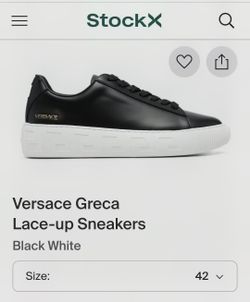 Versace Greca lace up sneakers