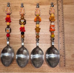 Thanksgiving Beaded Casserole Serving Spoon Gift