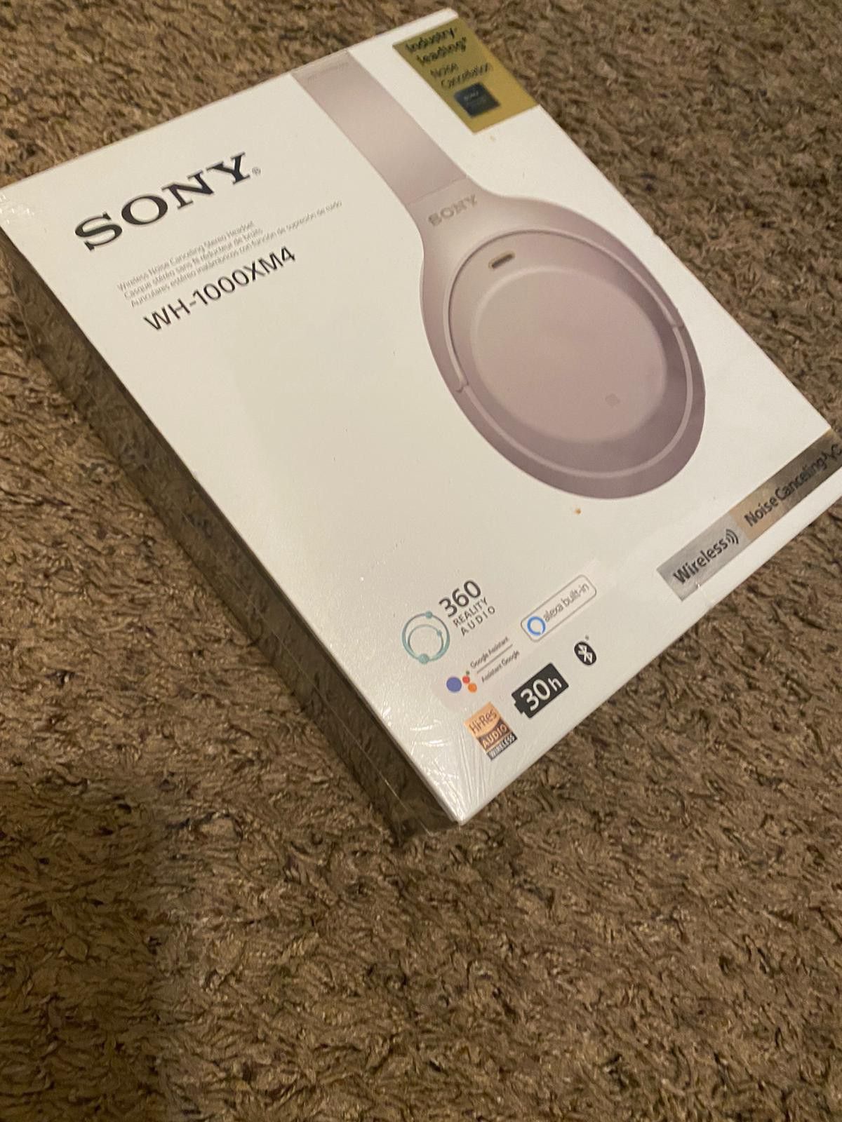 New!!!Sealed!!!Sony - WH-1000XM4 Wireless Noise-Cancelling Over-the-Ear Headphones . Pick up only!!!!