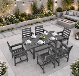Brand new patio outdoor dining table set