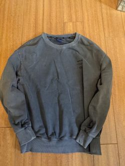 Grey Crew neck Hoodie Size M