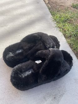 Pink Platform Slippers