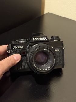 Minolta X700 W 50mm 1.7 SLR 35mm Film Camera