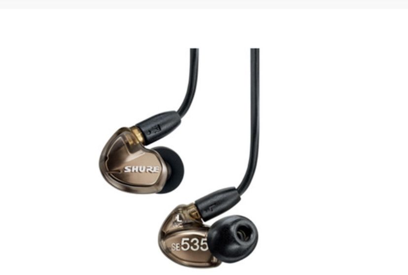Shure 535s in ear Professional wired Monitors brand new never used