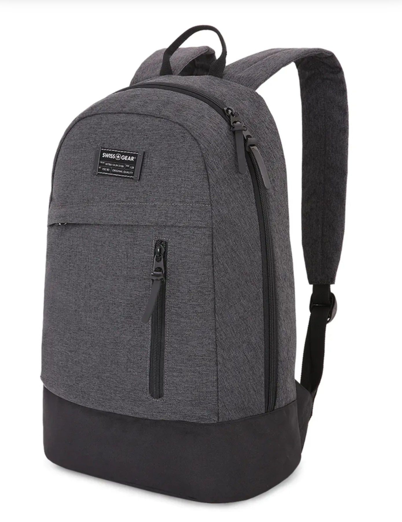 SwissGear Getaway Daypack in a heather gray laptop backpack