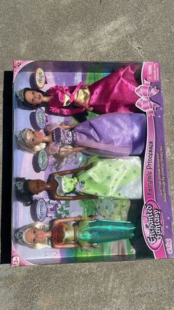 Enchanted fantasy fairytale princess doll set