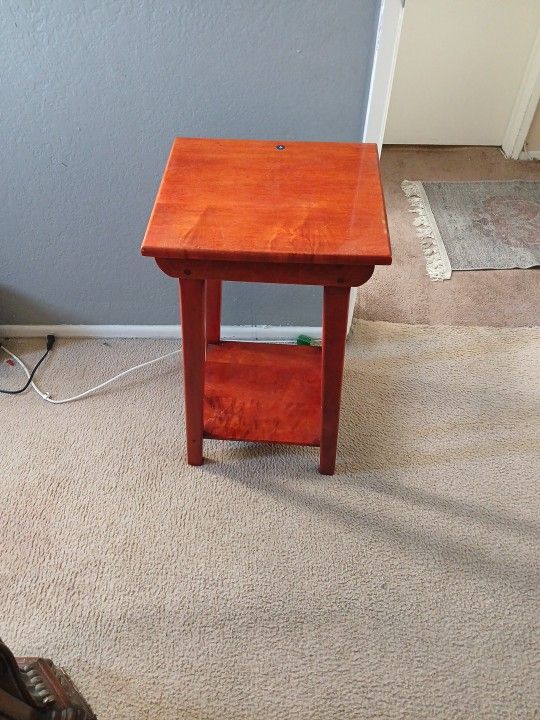 Wooden Nightstand/Small Desk