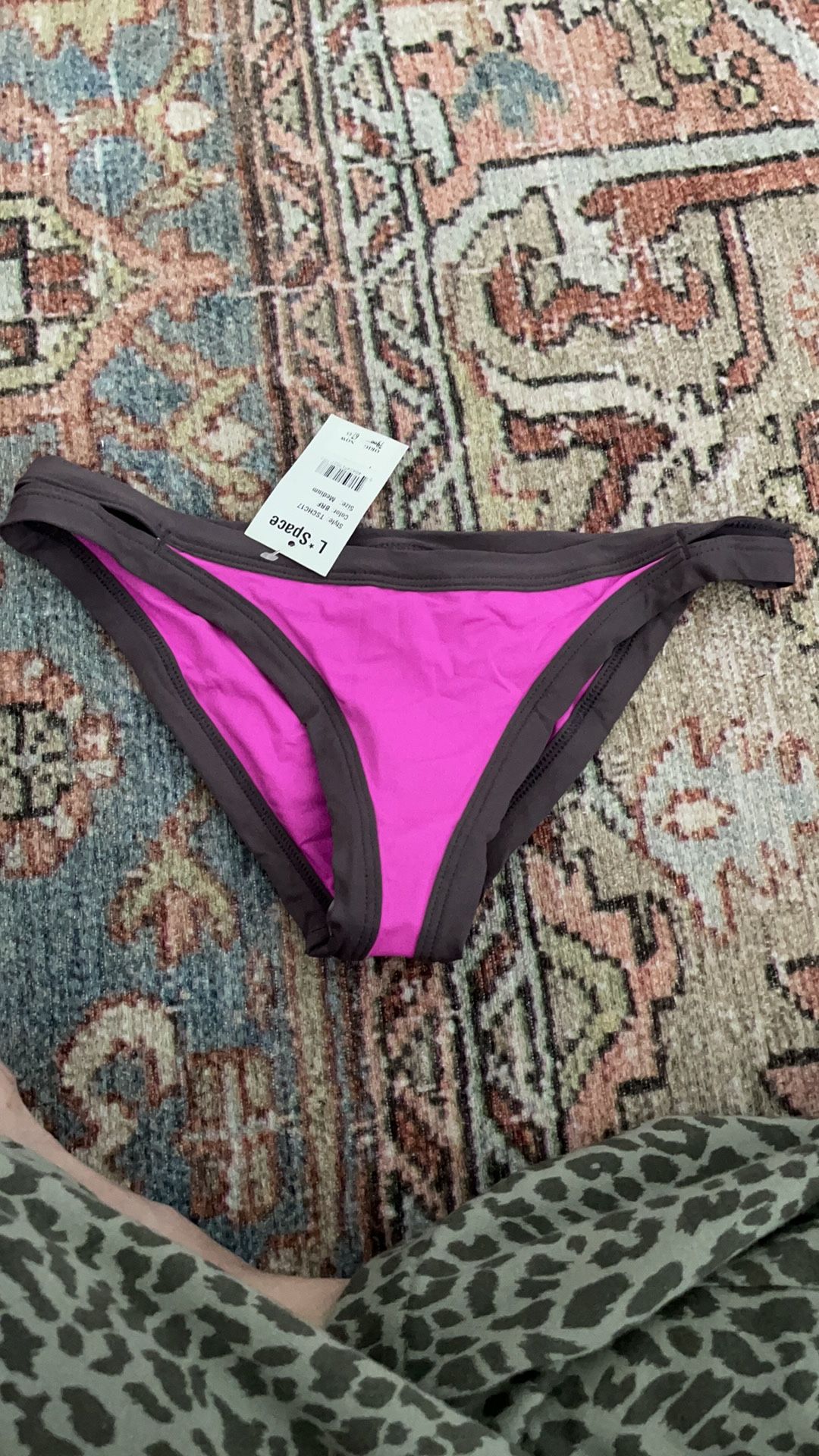 NWT L space bikini Bottom Size large