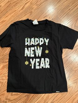 Boys Happy New Year Shirt Size Small 