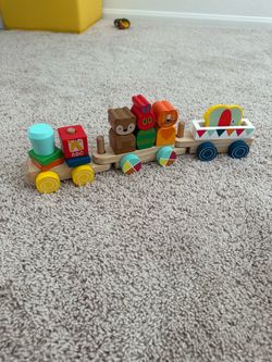 The Very Hungry Caterpillar Wooden Train Set