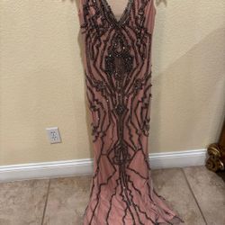 Pink Maxi Dress for Woman