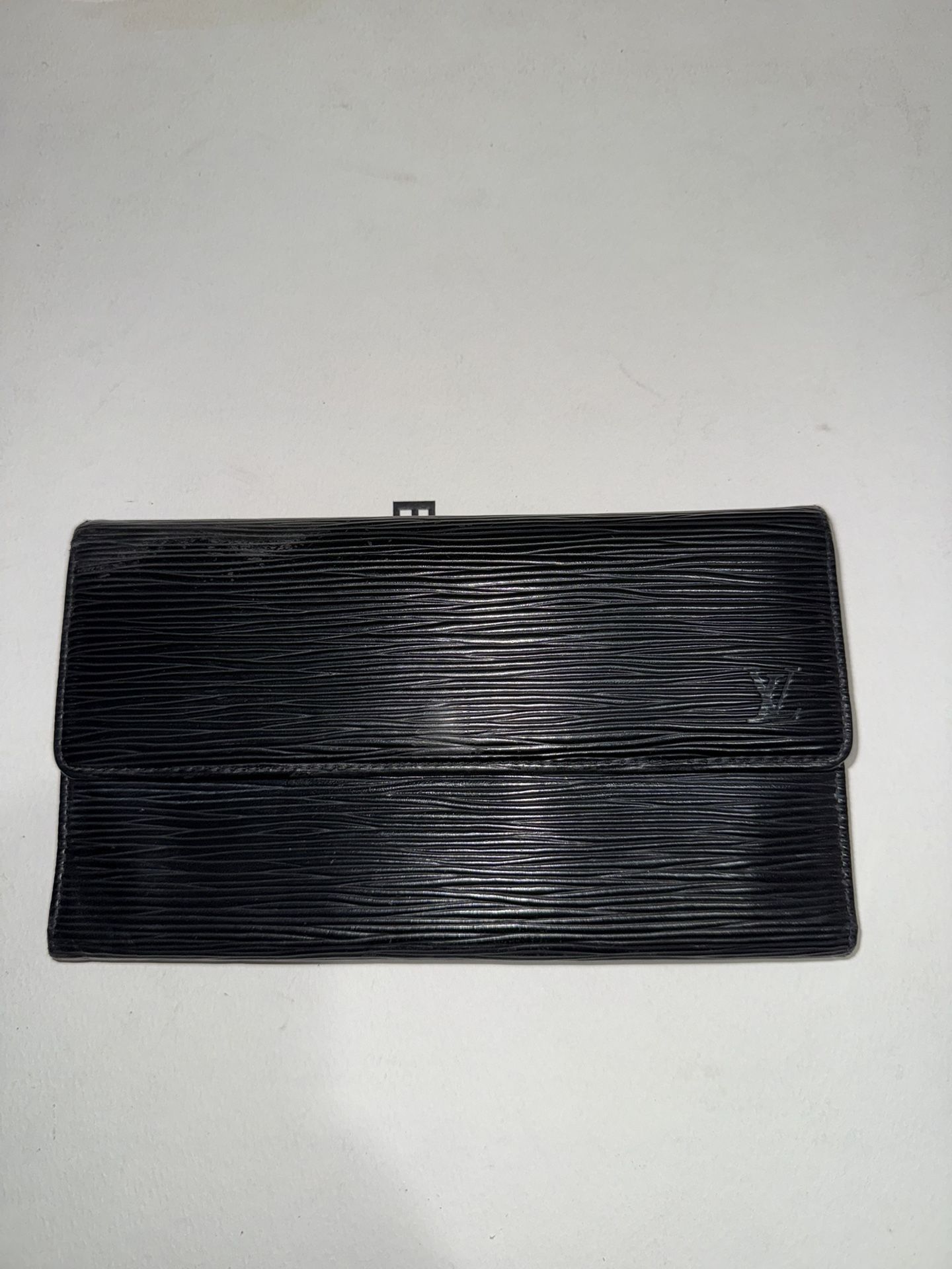 LV Black Epi Wallet