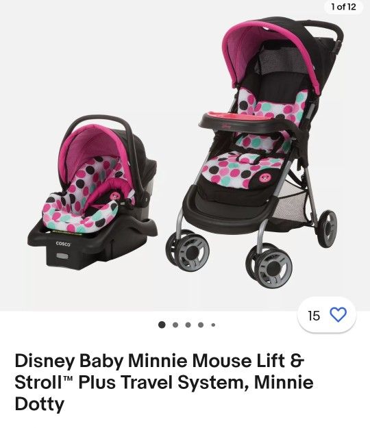 Minnie Mouse Car Seat/stroller Combo - www.waterchiller.org