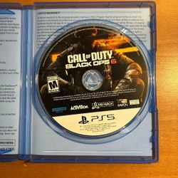 NEW CALL OF DUTY BLACK OPS 6 SONY PS5 DISC PLAYSTATION 5 PS 5