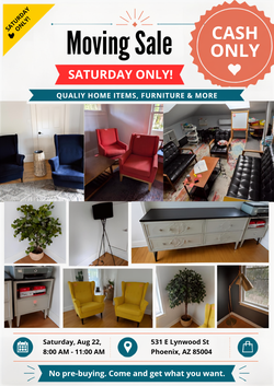 Moving Sale Saturday
