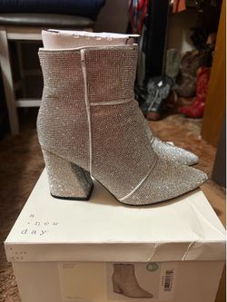 A New Day Rhinestone Booties