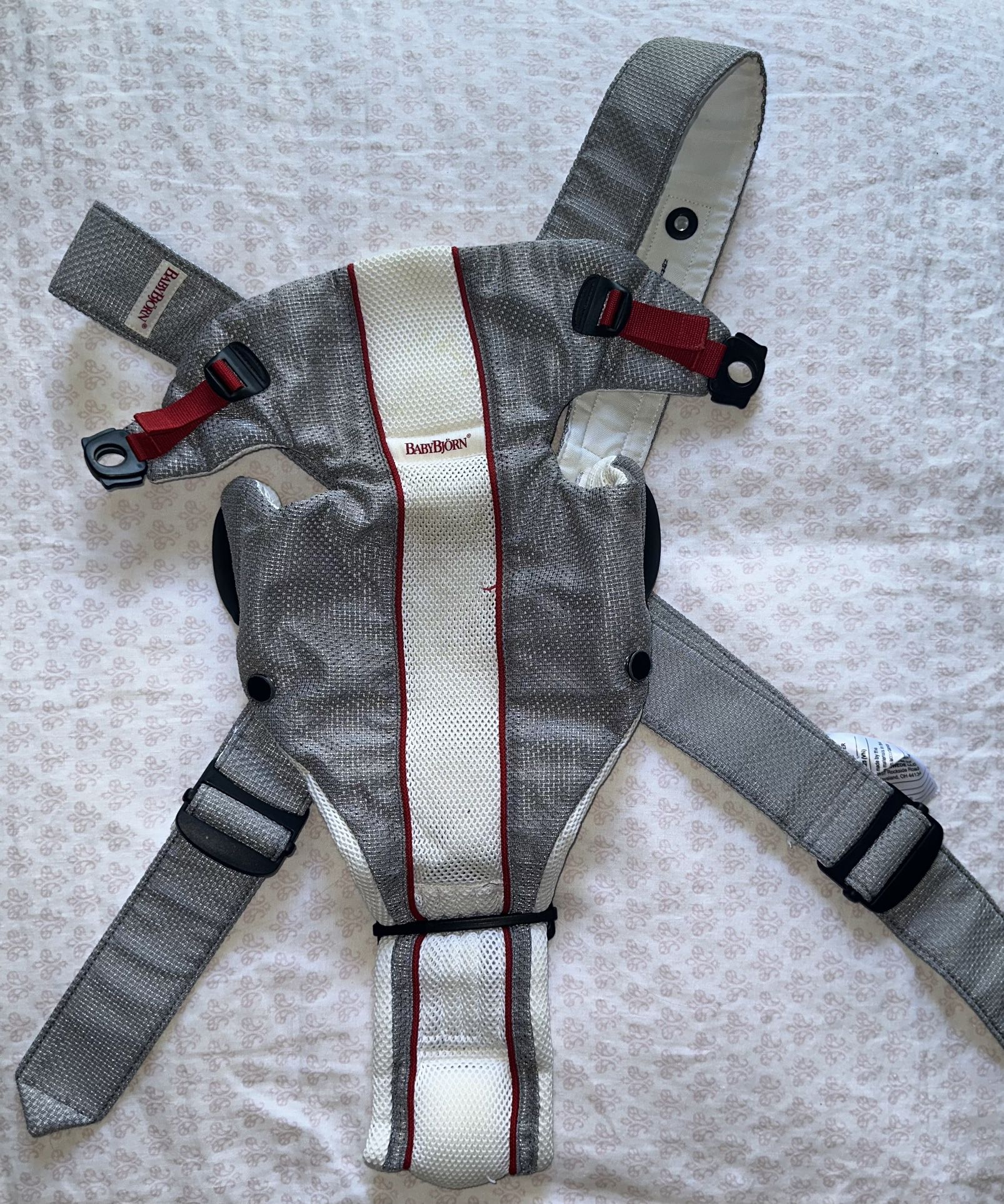 Baby Bjorn Baby Carrier - Grey And White Mesh
