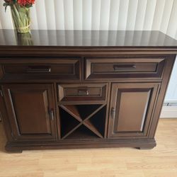 Cherry Wood Buffet Table