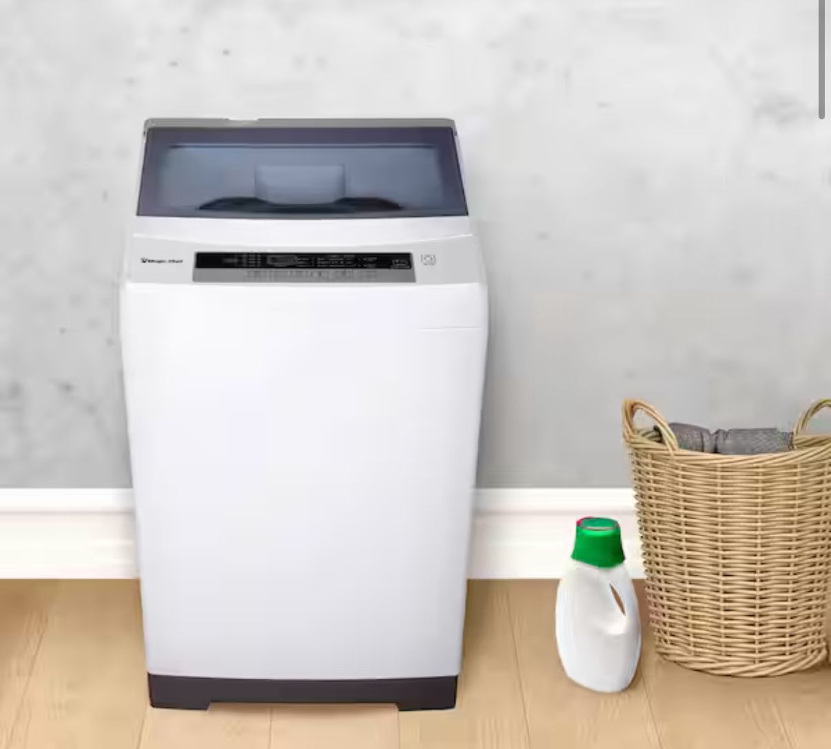 Magic Chef 1.7 cu. ft. Portable Compact Top Load Washer With Free Adjustable Portable Compact Washer Dolly